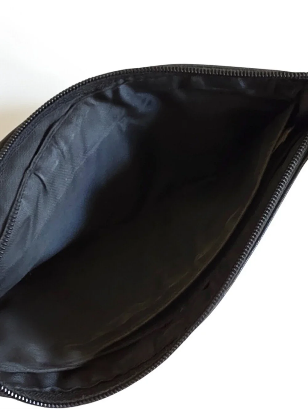 Nicole by Nicole Miller Black Mini Shoulder Bag Y2K Moto Buckle Wristlet